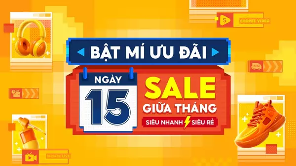 Bật mí Shopee sale 15.6 với hàng ngàn Voucher HOT lên đến 2 triệu