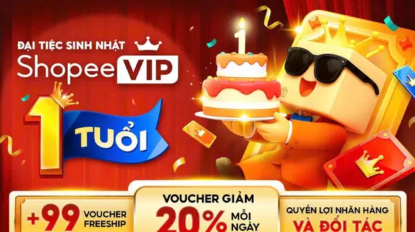 Shopee 25.6: Voucher Xtra 1 triệu, ShopeeVIP 20%