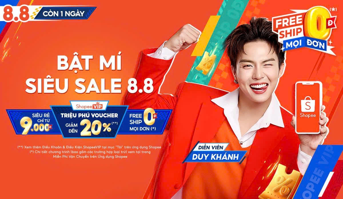 8/8 siêu deal – Giá xịn như mơ, săn liền tay!