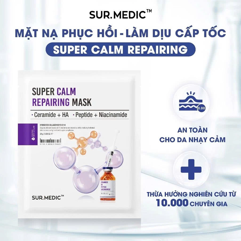 Combo 10 Mặt Nạ Dưỡng Da Chuyên Biệt SUR.MEDIC
