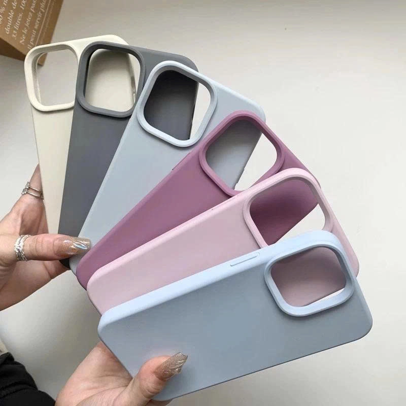 Ốp Lưng iPhone TPU Chống Bẩn Lót Nhung, Bảo Vệ Camera