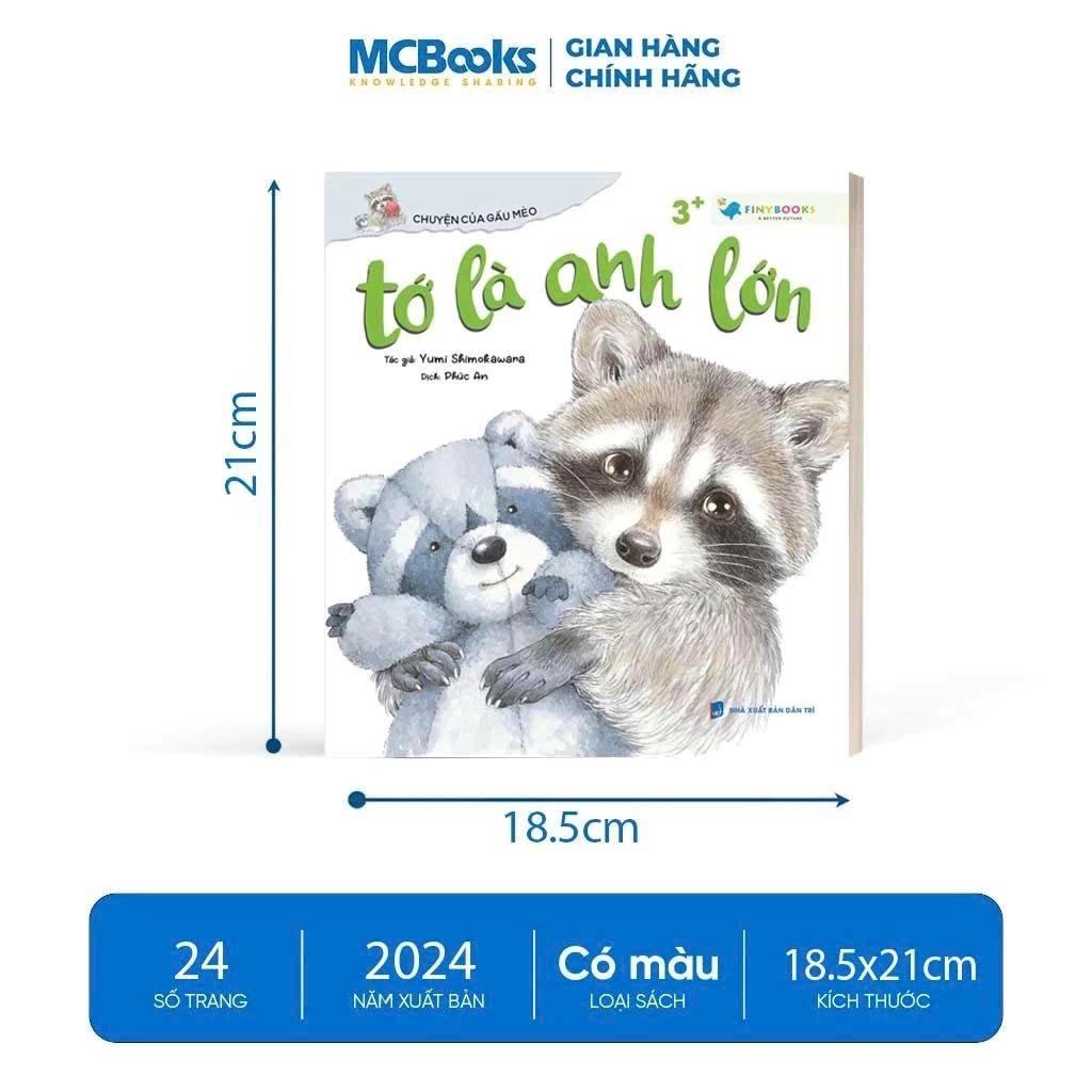 Sách Ehon- Bộ Sách Chuyện Của Gấu Mèo (3 Cuốn) - Bộ sách dành cho bé trên 1+ - Finybooks