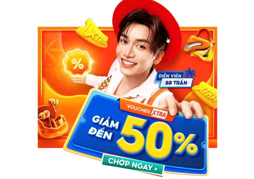 Shopee 8.8 - Siêu Sale nửa giá: Hoàn xu 50% tới 8 triệu, Voucher Xtra 50%